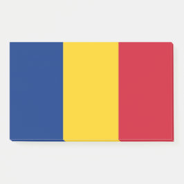 Bloco De Notas Notas com pavilhão da Romênia