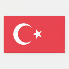 Bloco De Notas Notas com pavilhão da Turquia