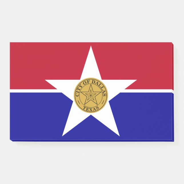 Bloco De Notas Notas com pavilhão de Dallas, EUA (Frente)