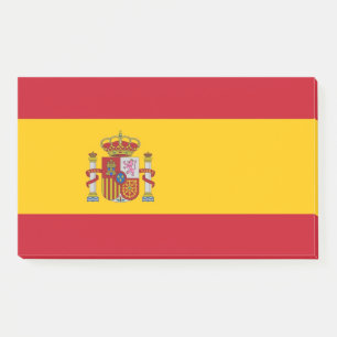 Bloco De Notas Notas com pavilhão de Espanha