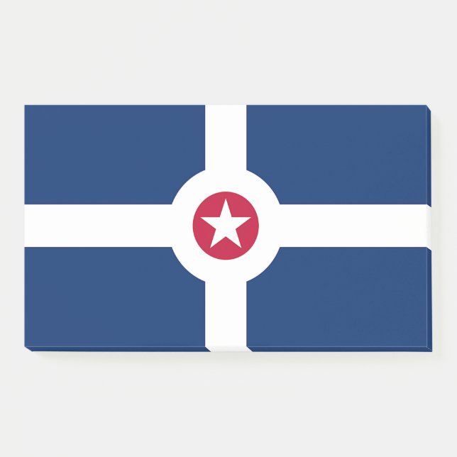 Bloco De Notas Notas com pavilhão de Indianápolis, EUA (Frente)