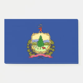 Bloco De Notas Notas com pavilhão de Vermont, EUA