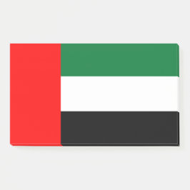 Bloco De Notas Notas com pavilhão dos EAU