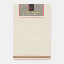 Notas Contabilísticas Monogramas