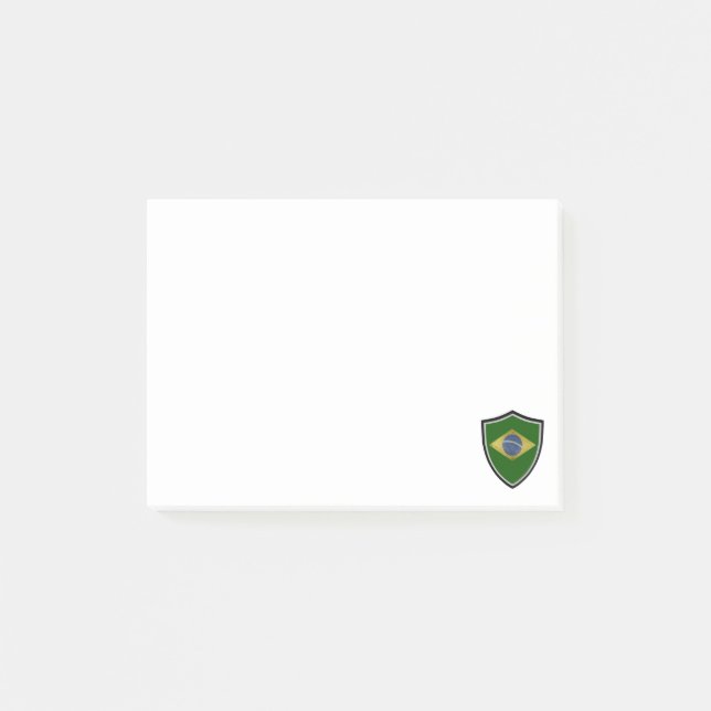 Bloco De Notas Notas da bandeira brasileira (Frente)