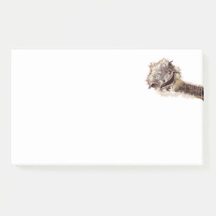Bloco De Notas Notas da Funny Ostrich Post-it®