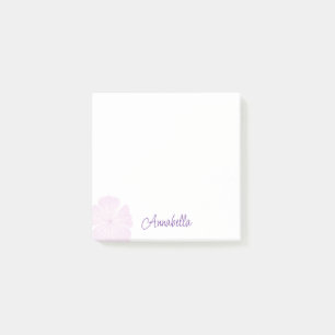Bloco De Notas Notas da Lavatera rosa-solteiro