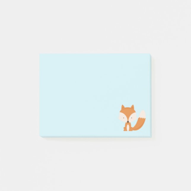 Bloco De Notas Notas da Lil' Foxy Post-it® 4 x 3 (Frente)