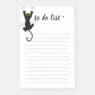 Bloco De Notas Notas da lista Post-it® do gato giro