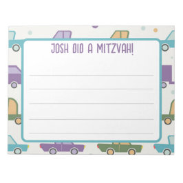 Bloco De Notas Notas da mitzvah personalizadas