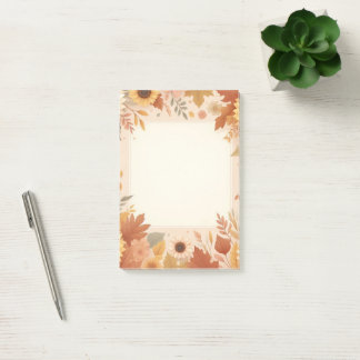 Bloco De Notas Notas da Nature design Post-It® de 4" x 6"