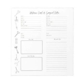 Bloco De Notas Notas da placa de preferência técnica cirúrgica