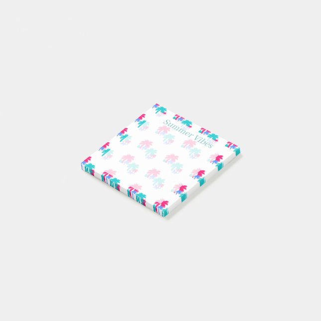 Bloco De Notas Notas da Pós-Ti®, 3" x 3" | Iggy the Iguana (Inclinado)