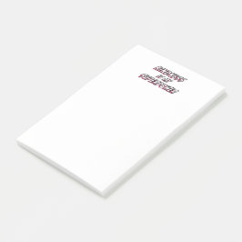 Bloco De Notas Notas da Pós-Ti®, 4" x 6"