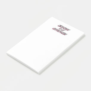 Bloco De Notas Notas da Pós-Ti®, 4" x 6"