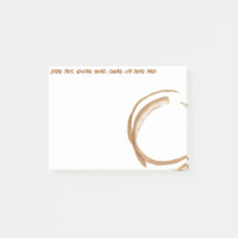 Notas da Post-it® do café para o fazer