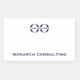 Bloco De Notas Notas da Posta comercial com logotipo