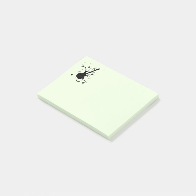 Bloco De Notas Notas da Posta de guitarra (Inclinado)