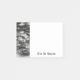 Bloco De Notas Notas da Snowy Branches Pós-Ti®