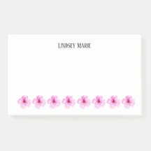 Notas das flores PERSONALIZADAS