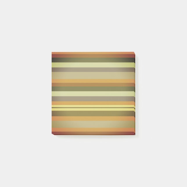 Bloco De Notas Notas de Arte do Autumn Strips (Frente)