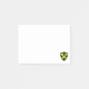 Bloco De Notas Notas de bandeira jamaicana