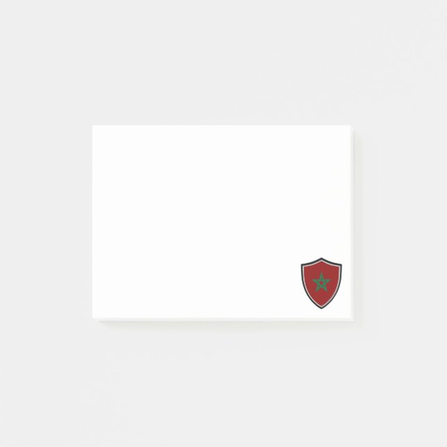 Bloco De Notas Notas de bandeira marroquina (Frente)