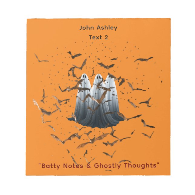 Bloco de notas "Notas de Bateria e Pensamentos Fan (Frente)