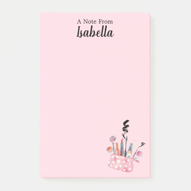 Bloco De Notas Notas de Beleza Makeup (Frente)