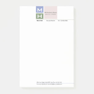 Bloco De Notas Notas de Blocos de Tom Legal Inicializados