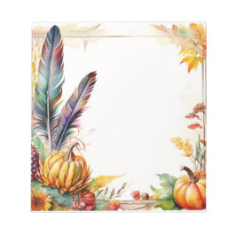 Bloco De Notas Notas de colheita do outono