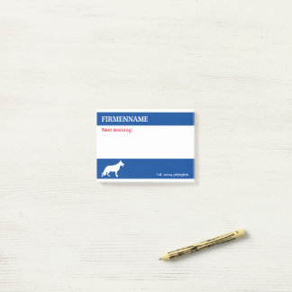 Bloco De Notas Notas de compromissos com Cão Pastor