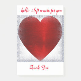 BLOCO DE NOTAS NOTAS DE CORAÇÃO