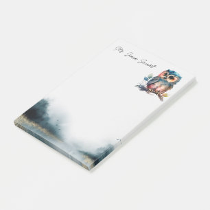 Bloco De Notas Notas de Coruja Bonita