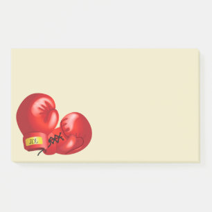Bloco De Notas Notas de Design de Luvas de Boxing