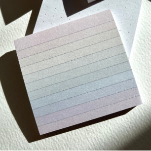 Bloco De Notas Notas de distribuição do Rainbow Pastel