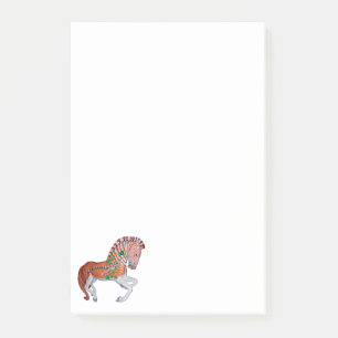 Bloco De Notas Notas de Foto do Quagga Zebra Animal de Carrusel