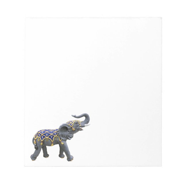 Bloco De Notas Notas de Fotografia de Elefante Animal Carousel (Frente)