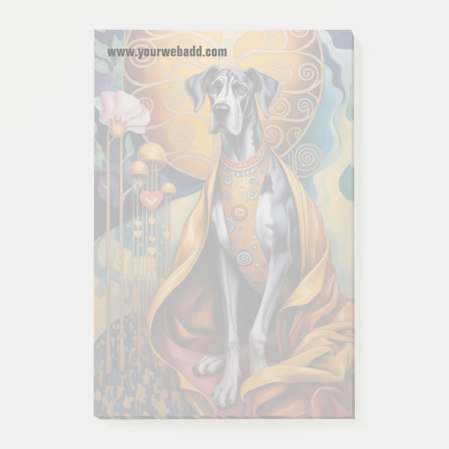 Bloco De Notas Notas de Great Dane (Frente)