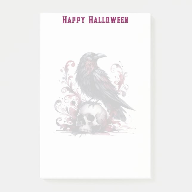 Bloco De Notas Notas de Halloween (Frente)