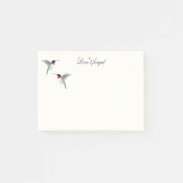 Bloco De Notas Notas de Hummingbird