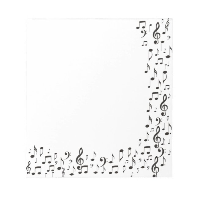 Bloco De Notas Notas de Música (Frente)