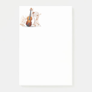 Bloco De Notas Notas de Música Postam Notas