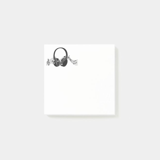 Bloco De Notas Notas de Música Postam Notas (Frente)