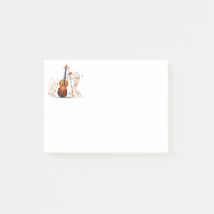 Bloco De Notas Notas de Música Postam Notas