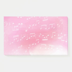 Bloco De Notas Notas de Música Postam Notas