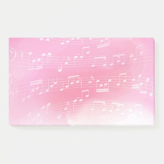 Bloco De Notas Notas de Música Postam Notas (Frente)