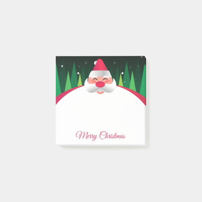 Bloco De Notas Notas de Natal do Papai Noel (Frente)