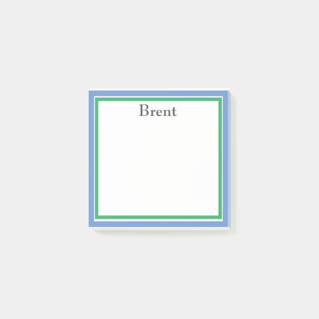 Bloco De Notas Notas de nome PERSONALIZADAS (Frente)