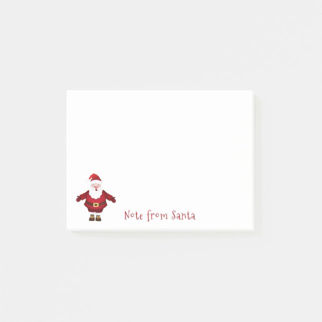 Bloco De Notas Notas de Papais noeis (Frente)